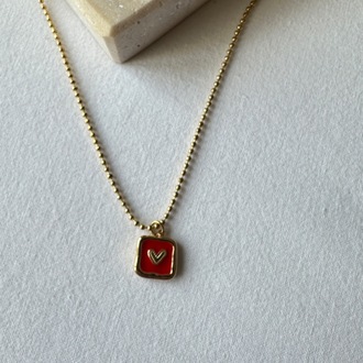 Çelik gold kolye