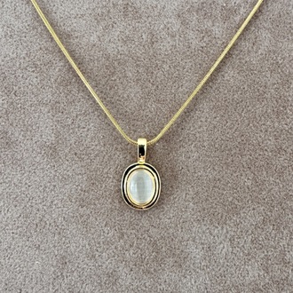 Çelik gold kolye