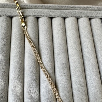 Su yolu gold 3 mm xuping bileklik