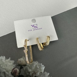 Ysx Vip 14 k renginde 3 lü küpe seti