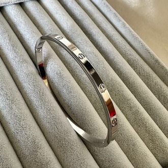 Crtier marka çelik silver 4 mm kelepçe