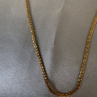 Çelik gold kolye
