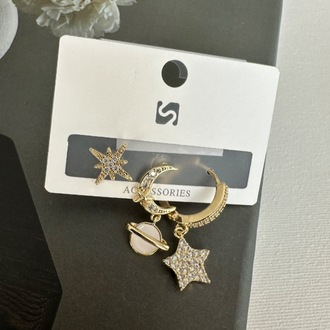 Ysx Vip 14 k renginde 3 lü küpe seti