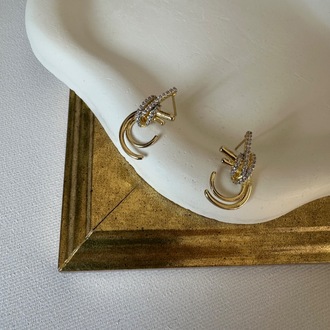 Çelik gold Özel Seri Küpe