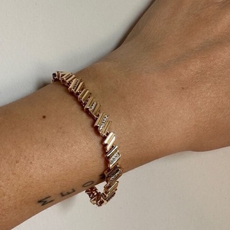 Xuping rose gold 7 mm bileklik