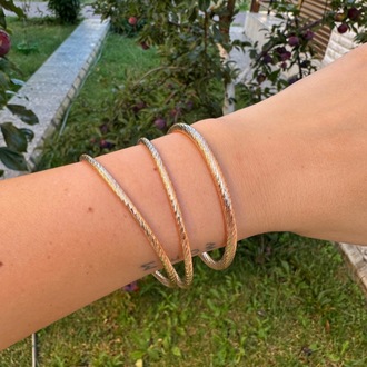 Vip rose gold ayarlanabilir bileklik