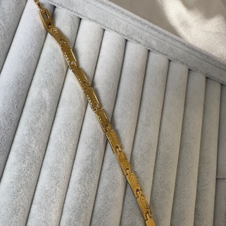 Çelik gold 6 mm bileklik