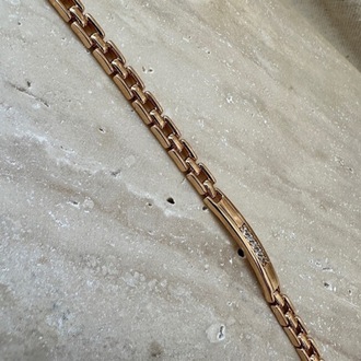 Xuping rose gold 4 mm bileklik