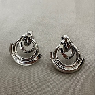 Çelik silver küpe