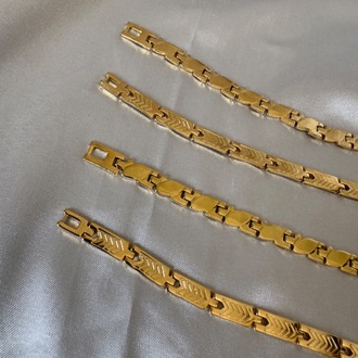 Çelik gold 6 mm bileklik