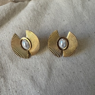 Çelik gold küpe