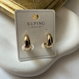 Xuping 14 k mini halka küpe 15 mm