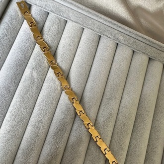 Çelik gold 6 mm bileklik