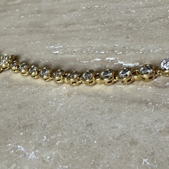 Xuping 14 k gold bileklik