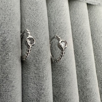 Vip silver küpe
