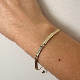 Xuping 14 k renginde 4 mm bileklik