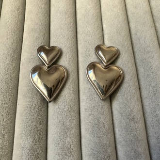 Çelik silver küpe