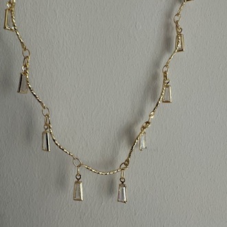 Xuping 14 k renginde 63+6 cm Kolye