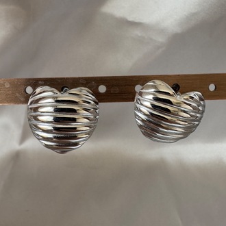Çelik silver küpe