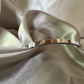 Crtier marka çelik silver 4 mm kelepçe