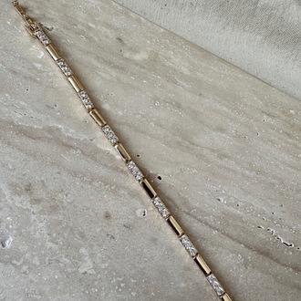 Xuping rose gold 3 mm bileklik