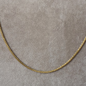 Çelik gold kolye
