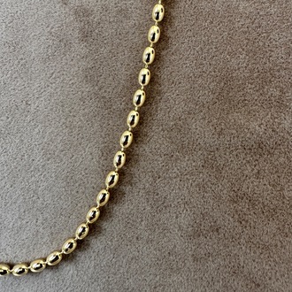 Çelik gold kolye