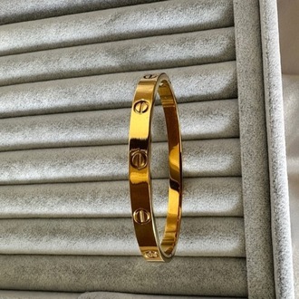 Crtier marka çelik gold 6mm kelepçe