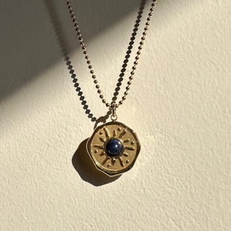 Çelik gold kolye