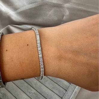Su yolu silver 3 mm Xuping Bileklik
