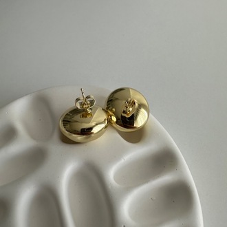 14k Gold Bombeli Küpe