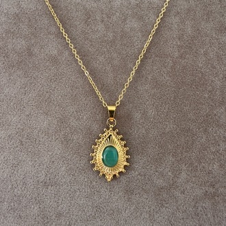 Çelik gold kolye