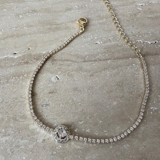 Xuping gold 1 mm bileklik