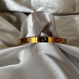 Crtier marka çelik gold 6mm kelepçe