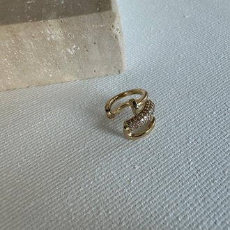 Vip Gold Kıkırdak Earcuff ( Tekli )