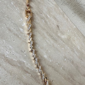 Xuping rose gold 6 mm bileklik