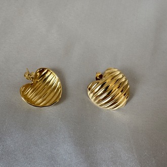 Çelik gold küpe