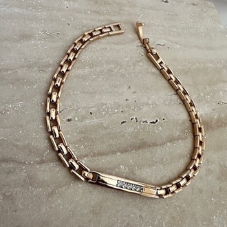 Xuping rose gold 4 mm bileklik