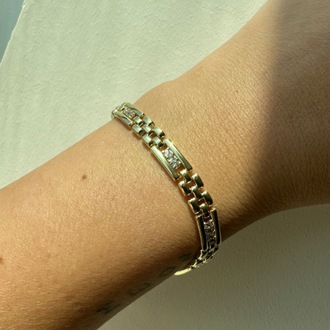 Xuping 14 k gold renginde bileklik