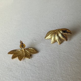 Çelik gold küpe
