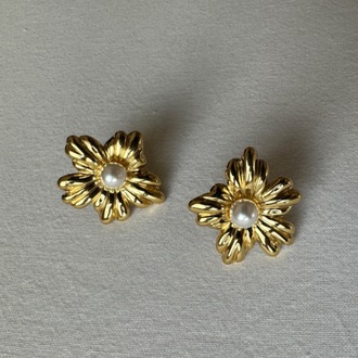 Çelik gold küpe