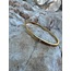 Crtier Model 4mm Taşlı Gold Çelik Kelepçe