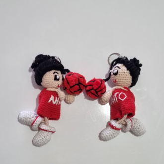 AHTO Voleybolcu Kız Anahtarlık