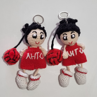 AHTO Voleybolcu Kız Anahtarlık
