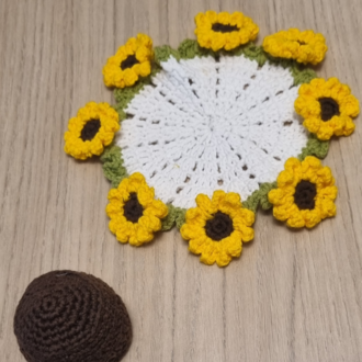 Ayçiçeği Bardak Altlığı
