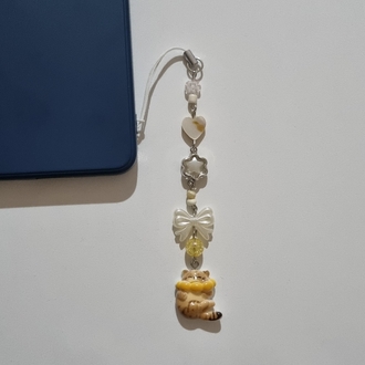 Kedili Telefon Charmı