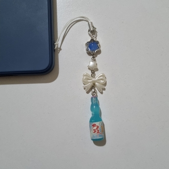 Ramune Telefon Charmı - Mavi