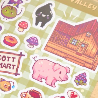 Stardew Valley Sticker Sheet