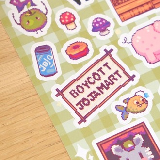 Stardew Valley Sticker Sheet