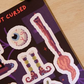 Cute But Cursed Sticker Sheet